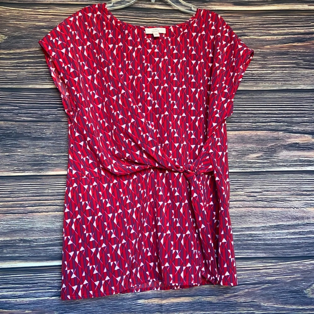 Cómo Vintage all over print top
